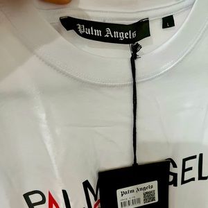 Palm angels white t shirt size large brand new with tags
